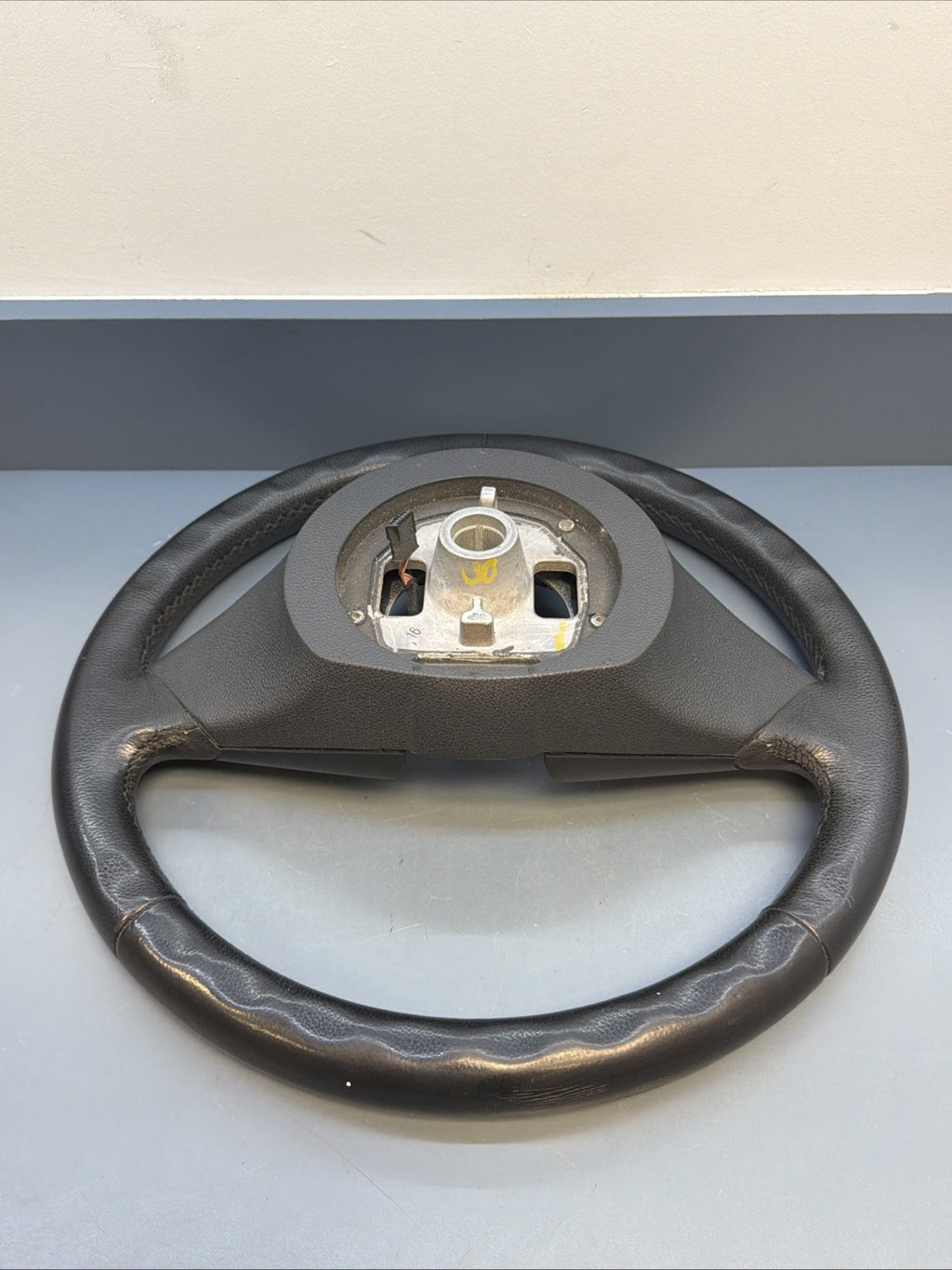 BMW 03-10 E60 5 SERIES BLACK LEATHER STEERING WHEEL W/BUTTONS OEM 11008818