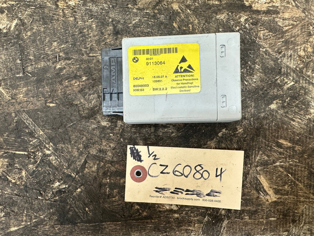 BMW 2008-2010 E60 5 SERIES 535xi CENTER CONSOLE ECU SWITCH CONTROL OEM 9113064