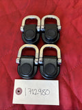 03-17 BMW X3 E83 F25 Rear Trunk Cargo Tie Down Hooks 3400537 Set of Four (4) OEM