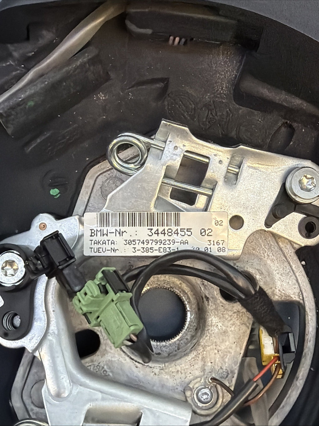 2007-2010 BMW X3 3.0L - 3-Spoke Steering Wheel (Leather) 3448455