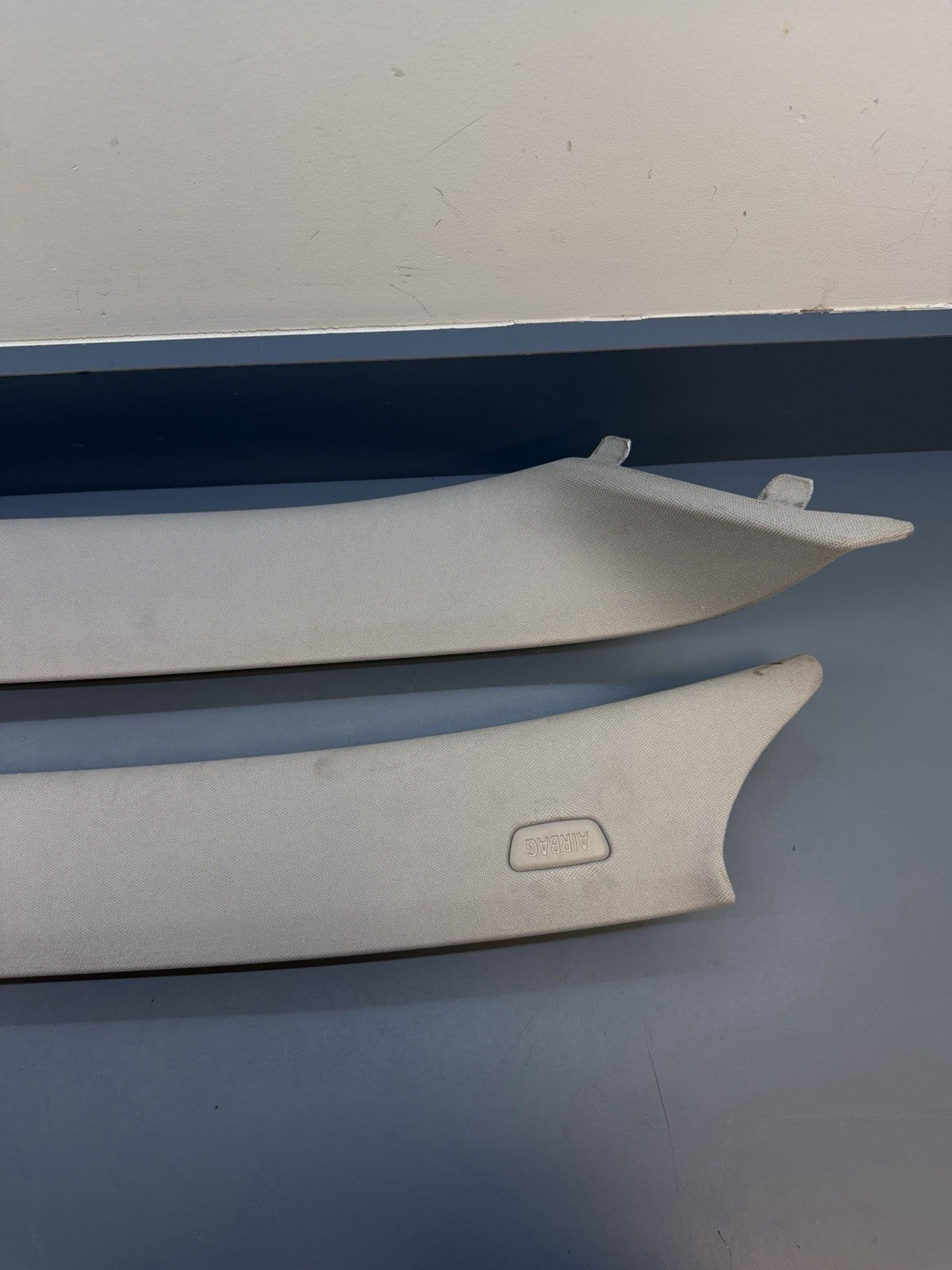 12-2015 BMW X1 Front Left Right A Pillar Trim Panel Cover 2990774 2990773 GRAY