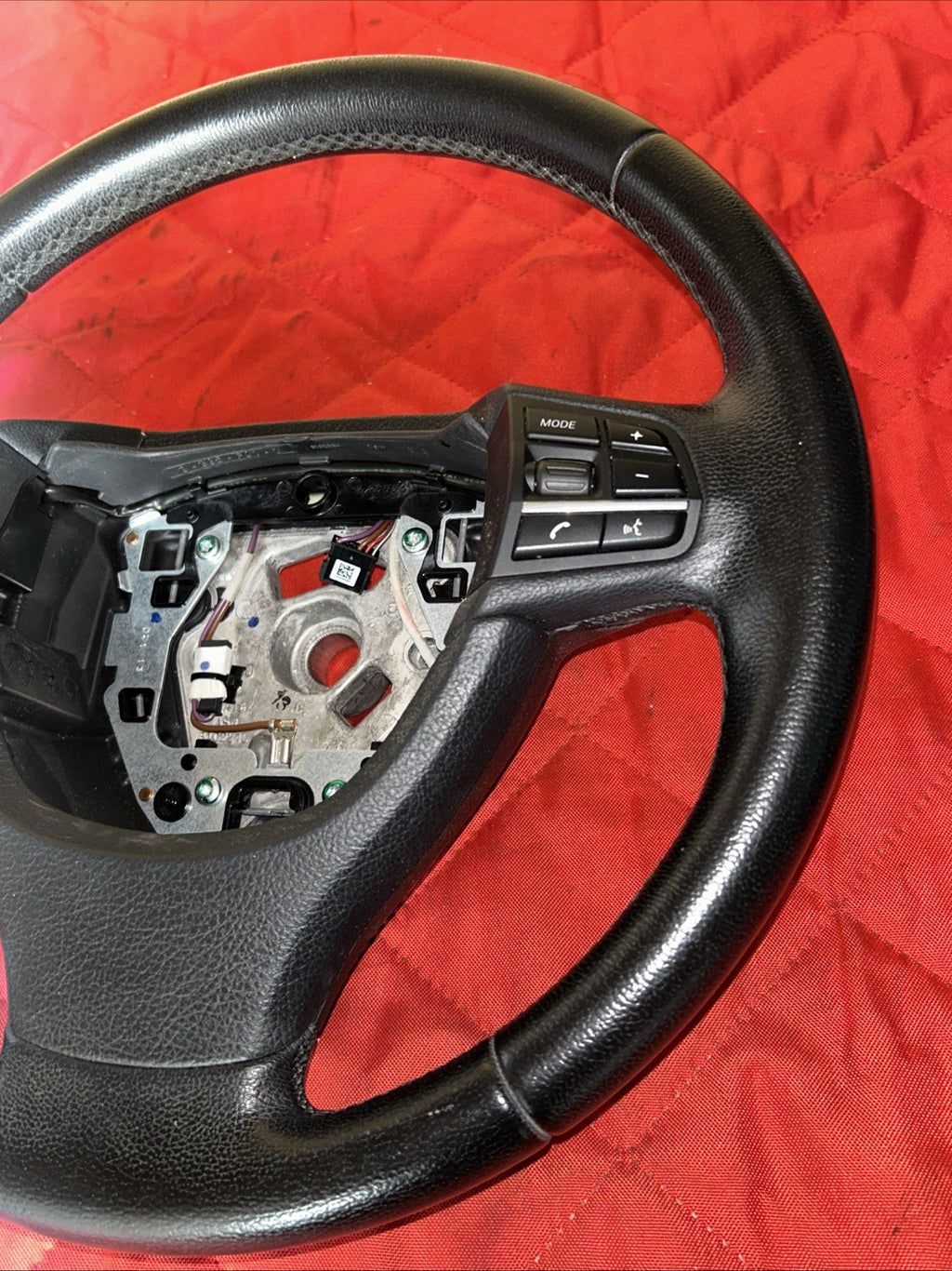11-15 BMW F01 F10 Steering Wheel w/ Multifunctional Switch Black  9262706