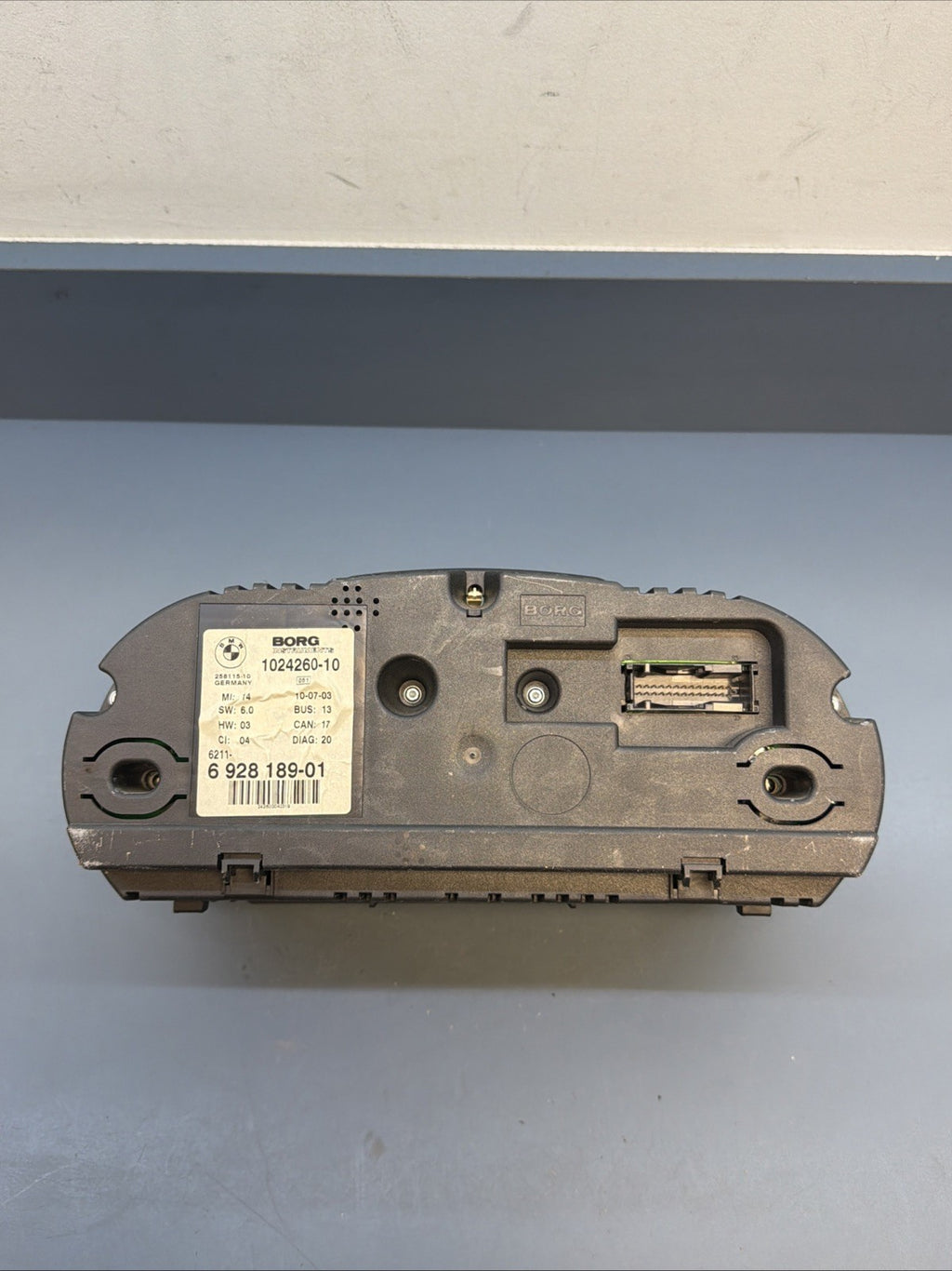 2003-2006 BMW Z4 SPEEDOMETER INSTRUMENT CLUSTER 6928189 1024260, OEM