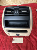 2011-2016 BMW F10 550i 535i Rear Center Console Heater AC Air Vent 9206664 BEIGE