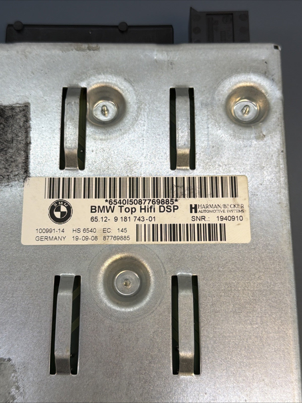 BMW 3 5 6 SERIES AMPLIFIER AMP AUDIO LOGIC 7 TOP HI-FI DSP HARMAN OEM 9181743