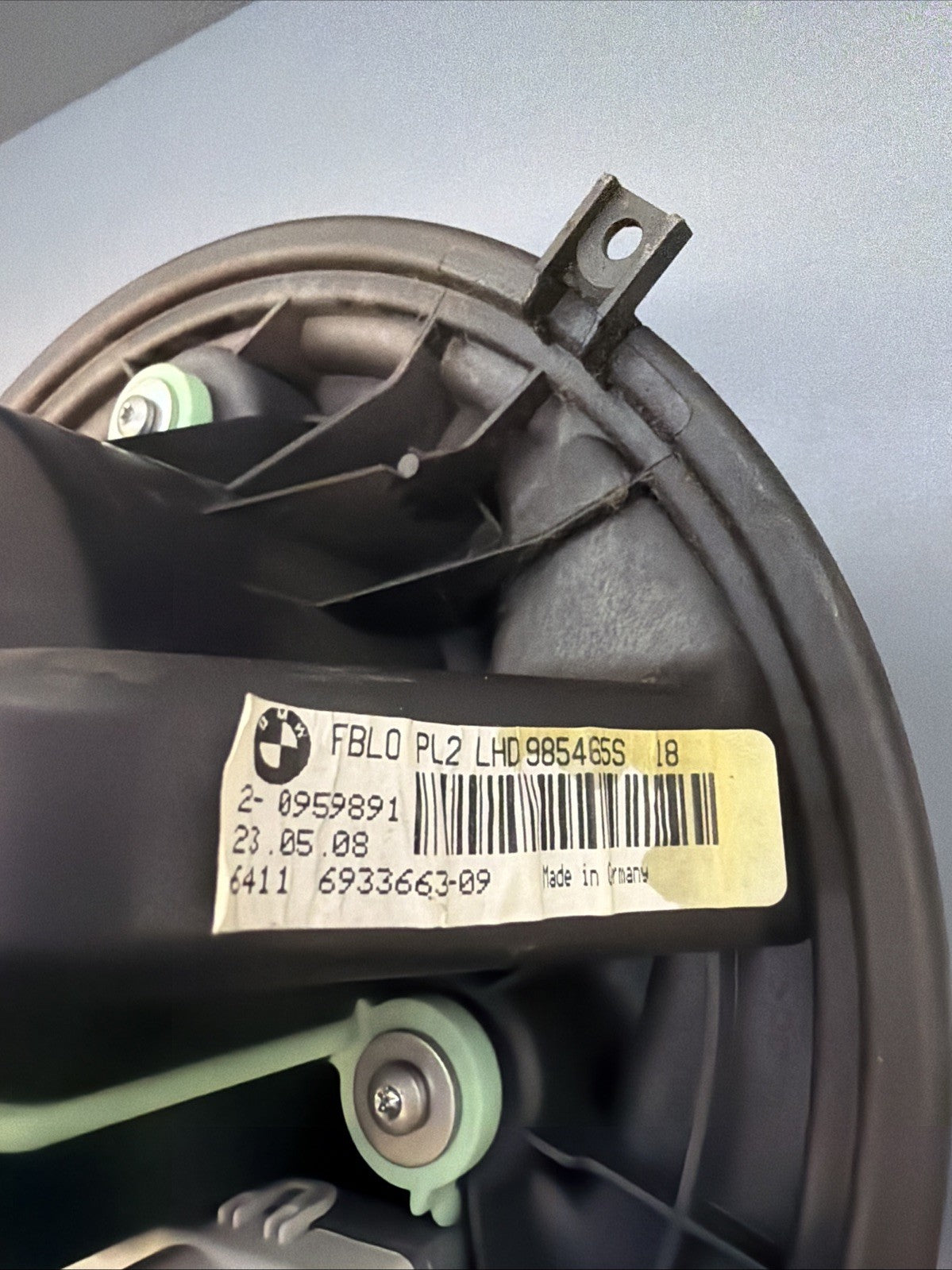 07-13 BMW X1 X3 E82 E90 E92 128I 135I 328I 335I HEATER BLOWER MOTOR FAN 6933663