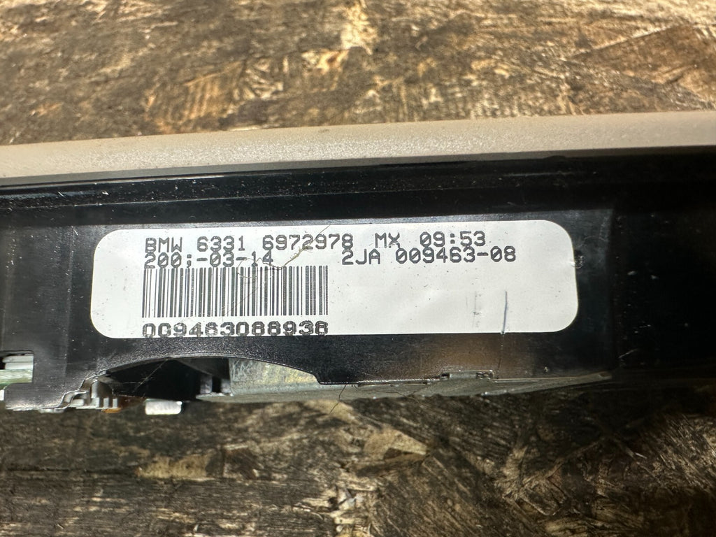 BMW 2007-2014 E70 X5 REAR INTERIOR READING LIGHT SET L+R GRAY OEM 6972977+8