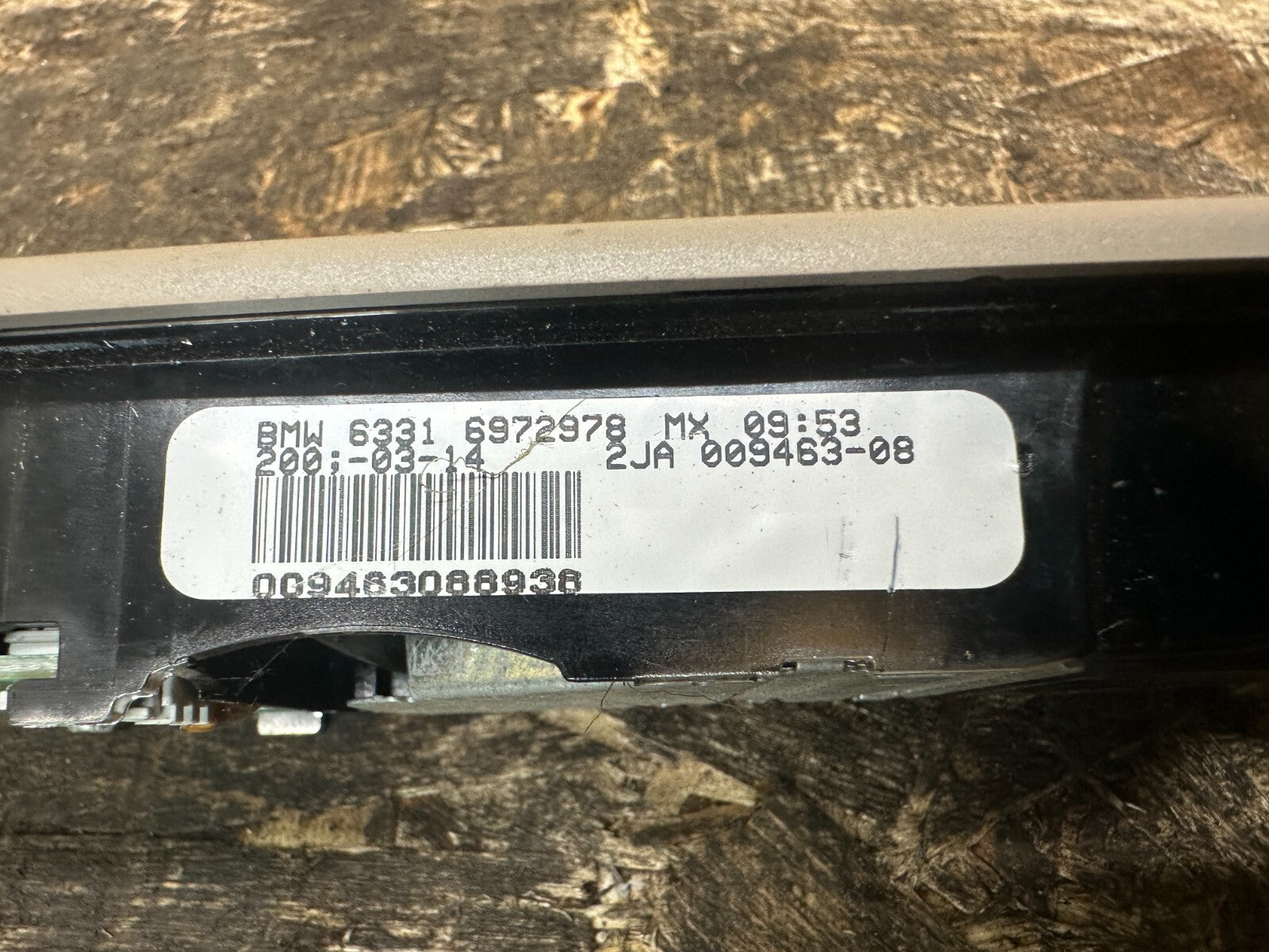 BMW 2007-2014 E70 X5 REAR INTERIOR READING LIGHT SET L+R GRAY OEM 6972977+8