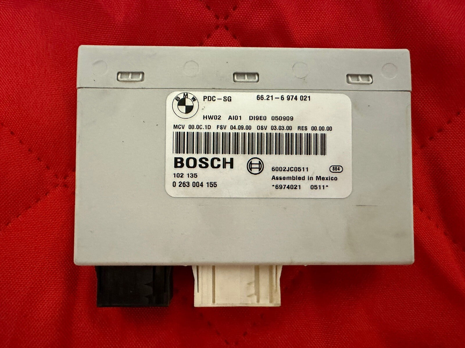 2006 BMW 3 SERIES 325XIT PARKING DISTANCE CONTROL MODULE PDC OEM 6974021