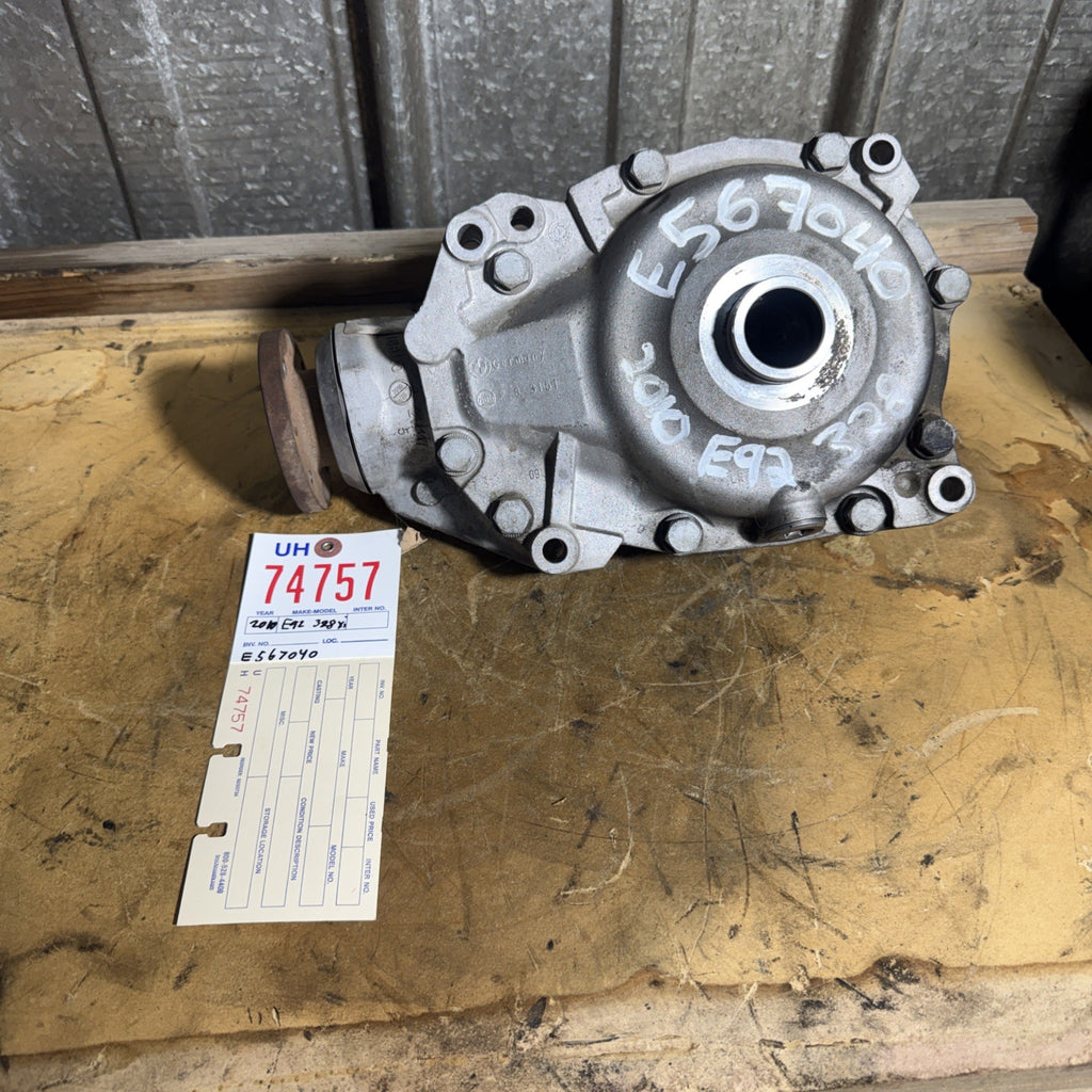 Front Differential Carrier Final 3.91 Drive AWD Diff OEM BMW E92 328XI 7601770