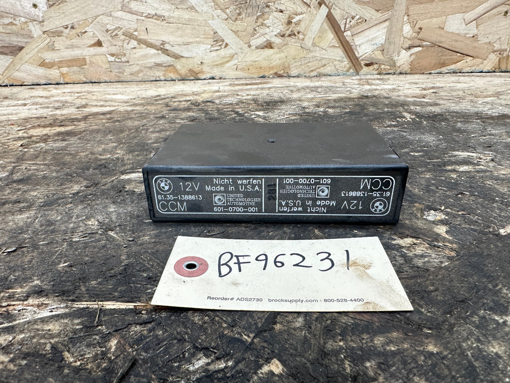 BMW 87-96 E34 5 SERIES CHECK CONTROL MODULE CCM ECU OEM 1388613