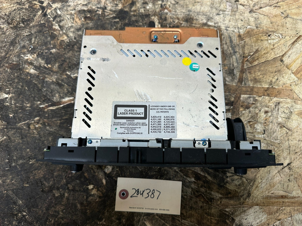BMW 2006-2012 E90 E9X 3 SERIES CD RADIO SAT PLAYER OEM 9178861