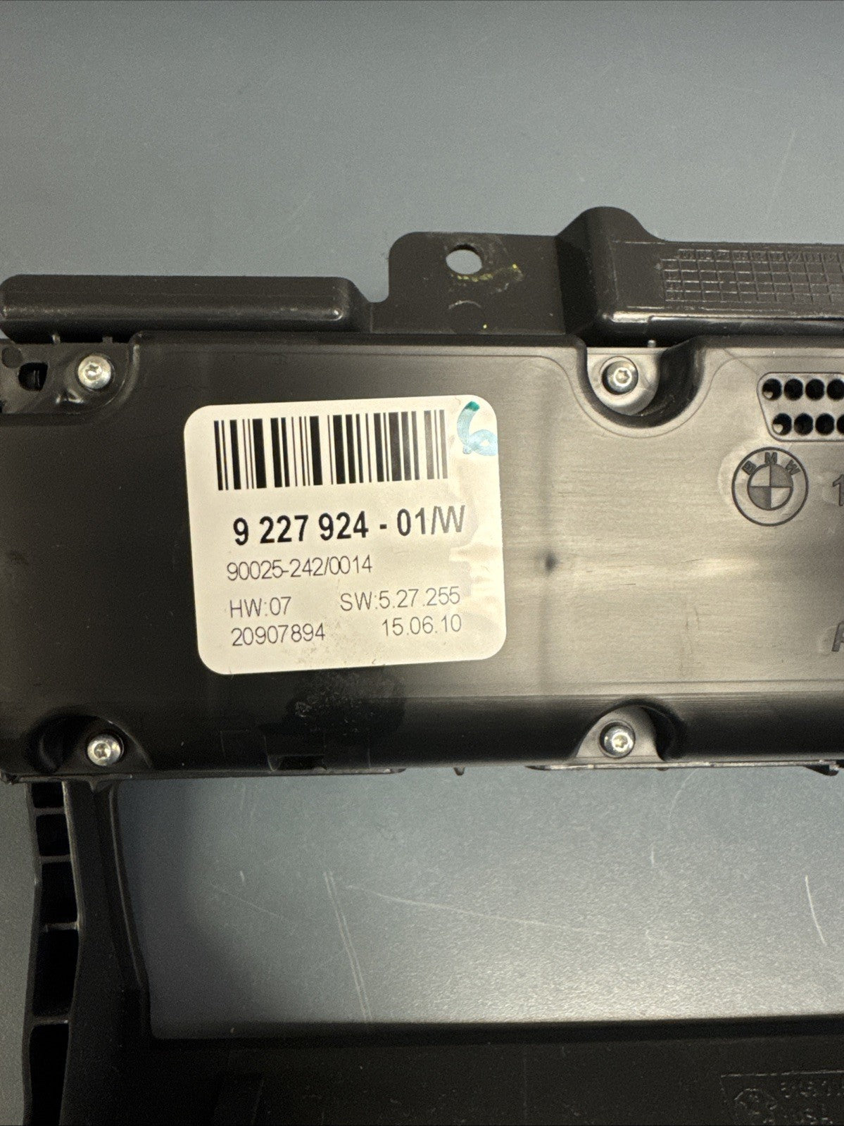 07-14 BMW E70 E71 X5 X6 Dashboard AC Heated Climate Control PDC Switch Panel OEM