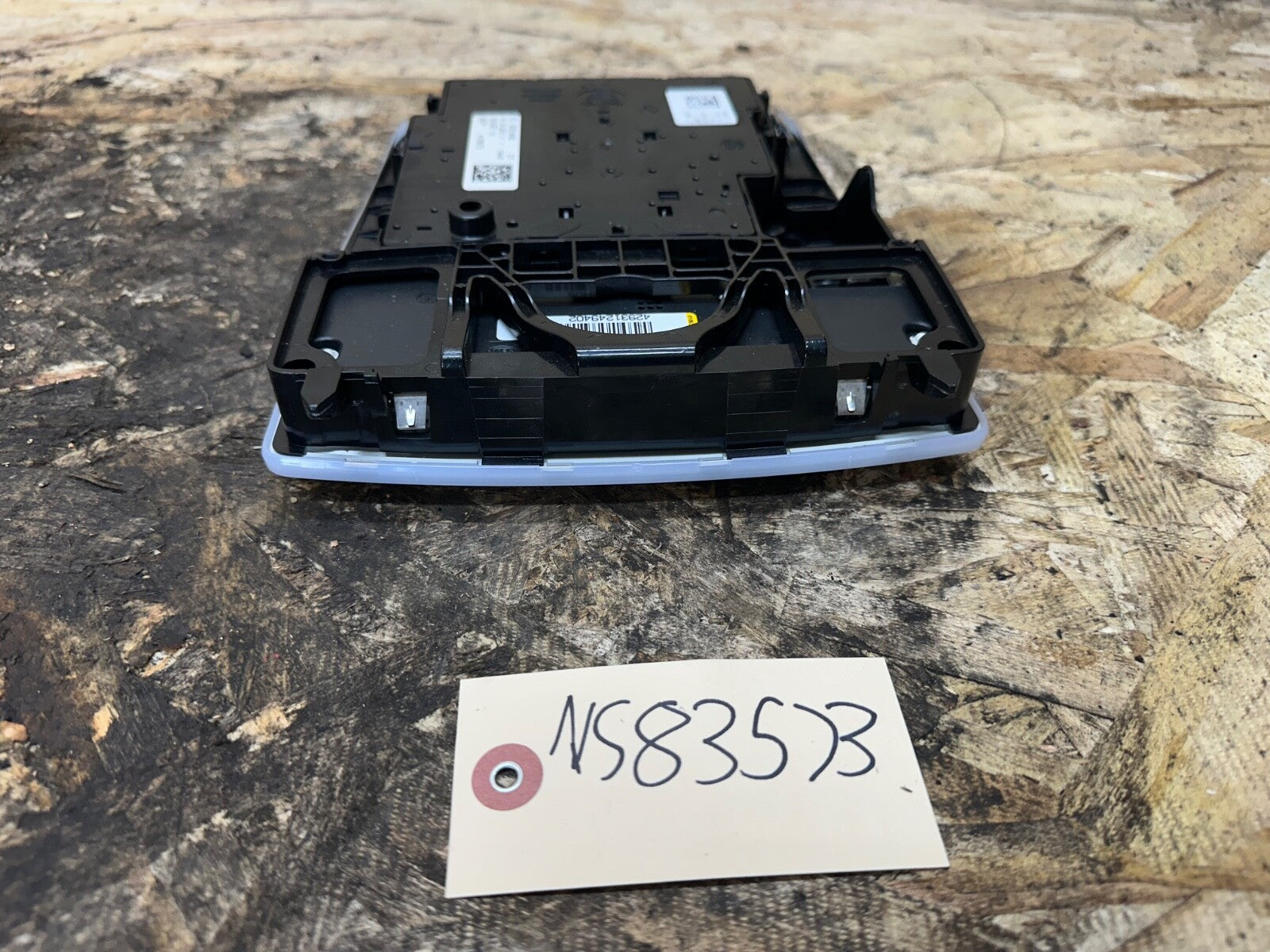 BMW F30 2012-2019 OVERHEAD DOME LIGHT SUNROOF SWITCH GRAY OEM 9321466