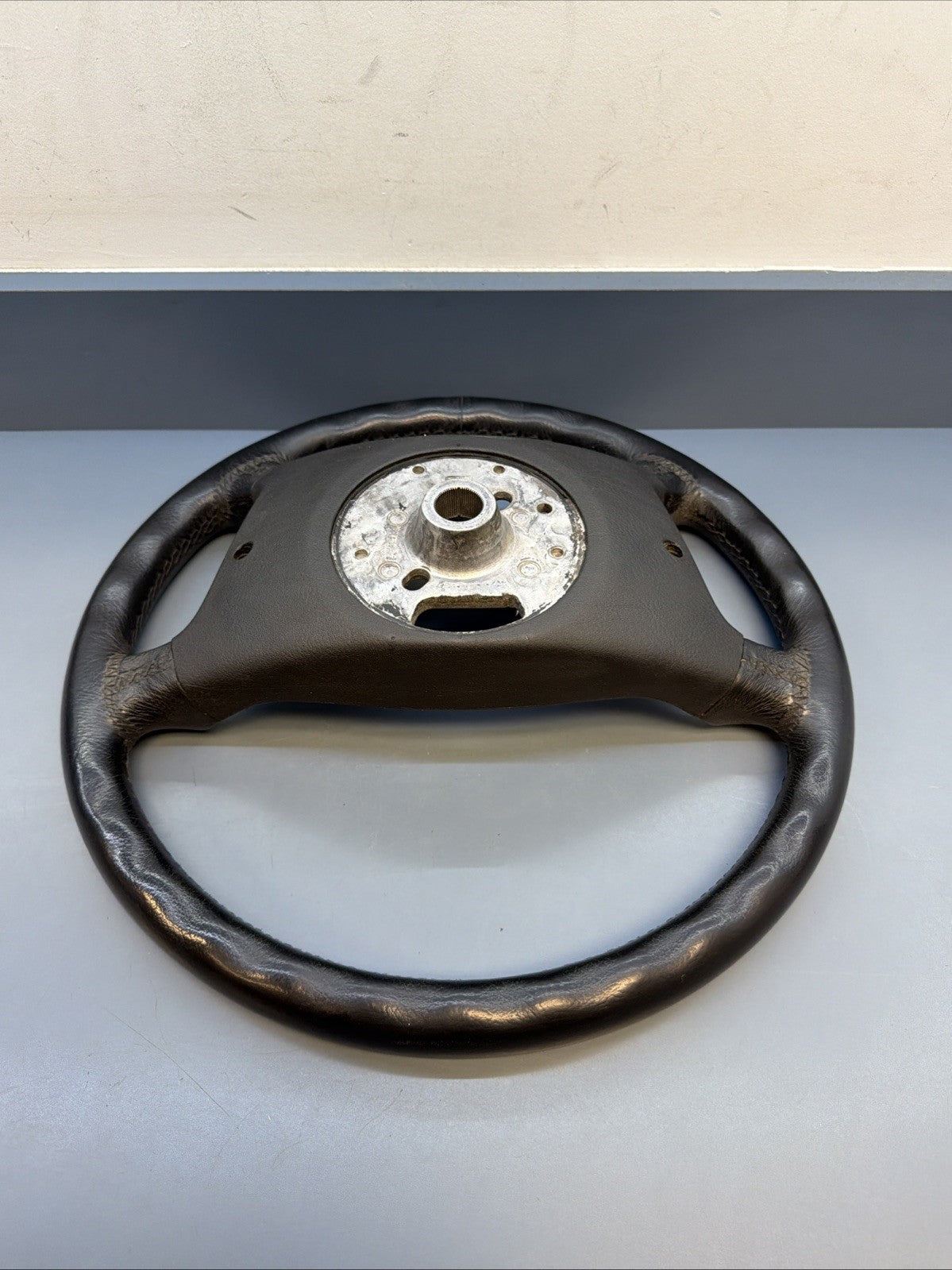 2004-2006 BMW X3 E83 4-Spoke Steering Wheel Black Leather OEM 3411790