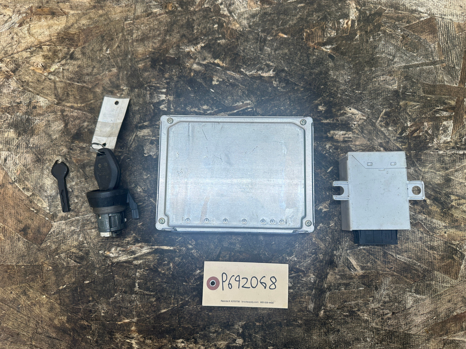 BMW 99-03 Z3 3/5 SERIES M54 ENGINE ECU(DME)+CAS+KEY  SET OEM 7519308 MS43