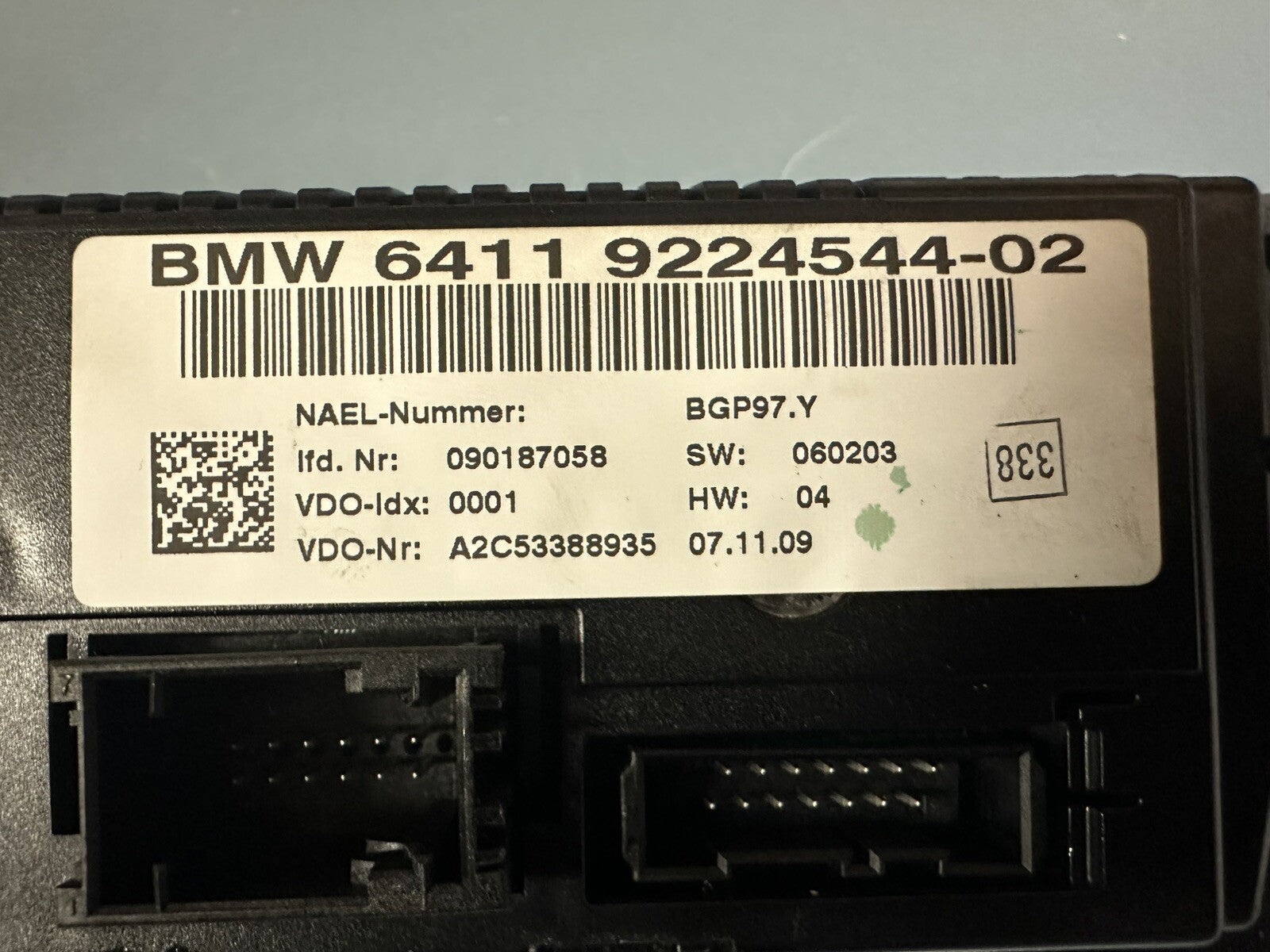 07-11 BMW 328XI 135I E82 E91 E90 OEM CLIMATE HEAT A/C CONTROL  Unit 9224544