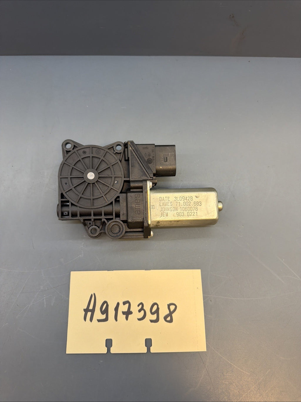 07-13 BMW E90 335i 328i Rear Left Back Door Power Window Motor Unit 71002603 OEM