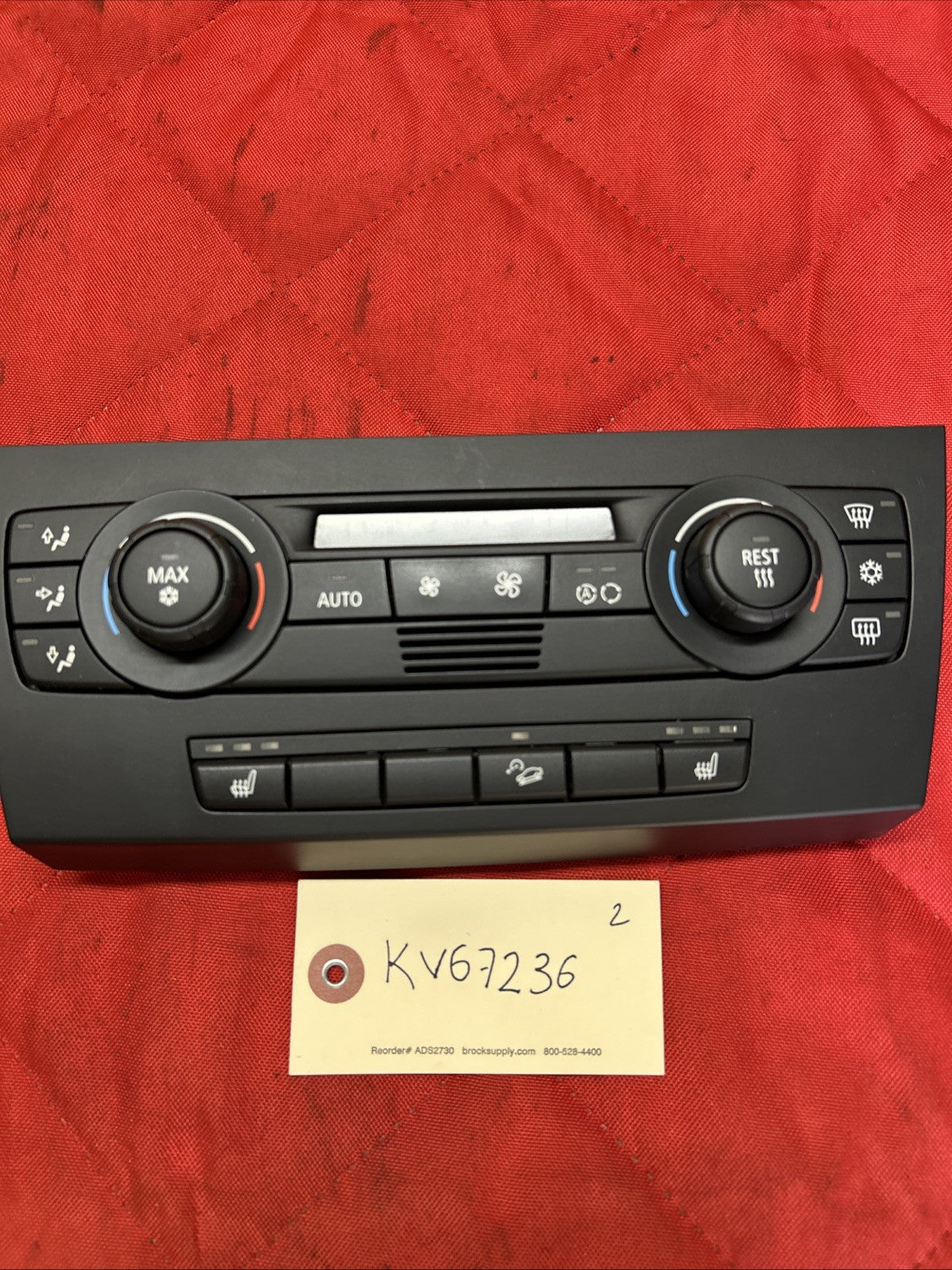 BMW 3 SERIES E90 HEATER CONTROL 9110610 SWITCH BUTTON PANEL DASHBOARD