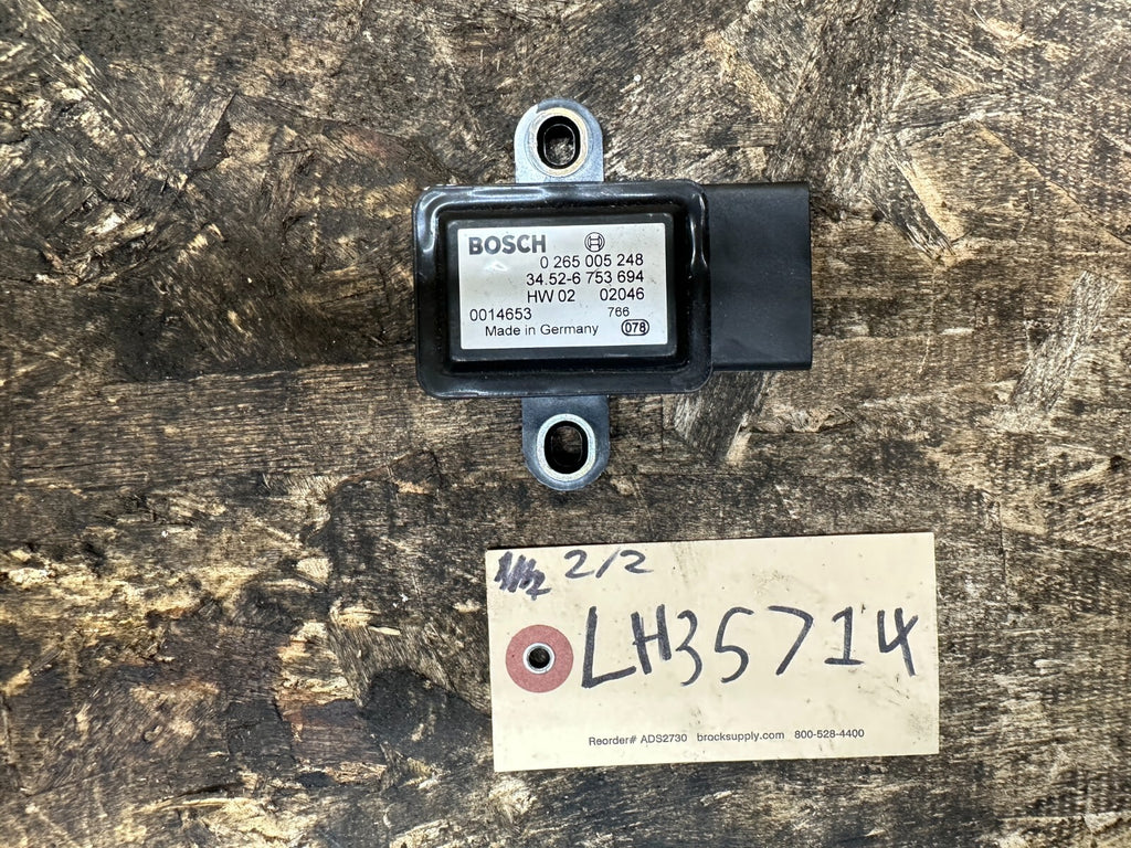 BMW 94-06 E46 E39 E38 E53 E52 3/5/7 SERIES X5 Z8 YAW SPEED SENSOR OEM 6753694