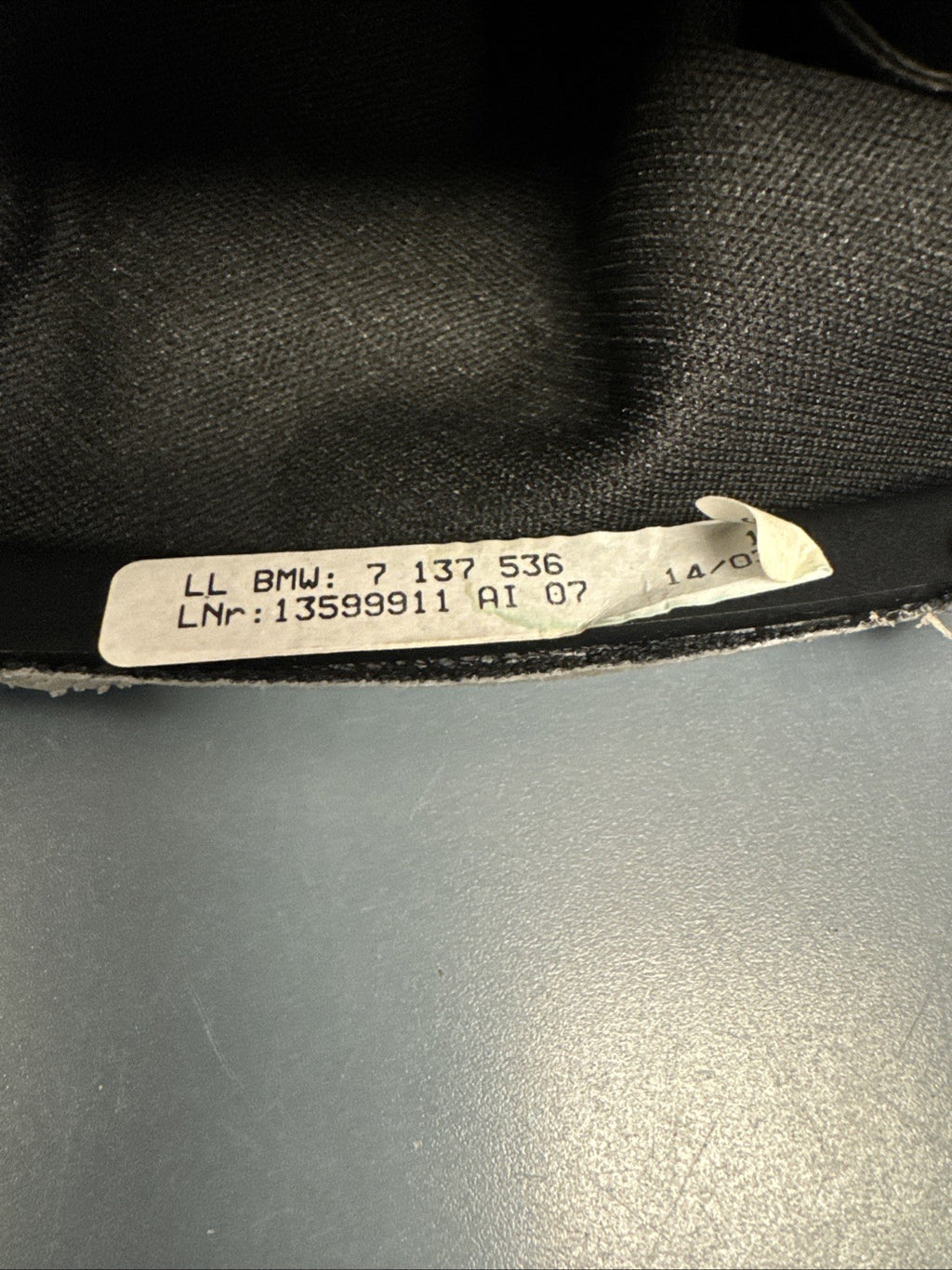 BMW E90 E91 E92 E93 3 Series Handbrake Leather Cover Edge LHD 7137536