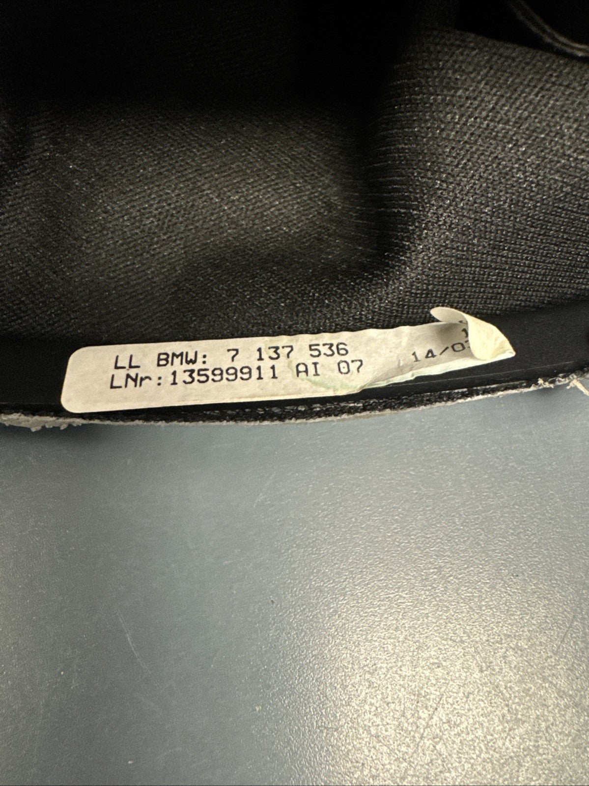 BMW E90 E91 E92 E93 3 Series Handbrake Leather Cover Edge LHD 7137536