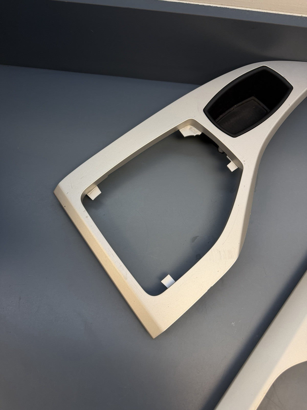 12-15 BMW E84 X1 Center Console Door Panel Interior Silver Trim Cover Set