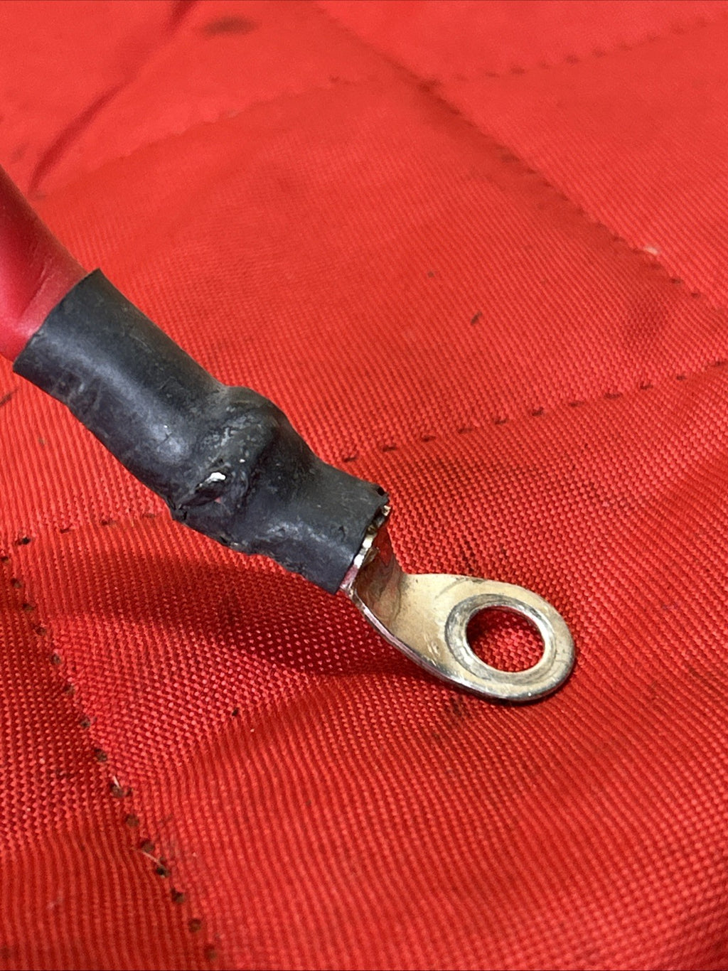 OEM BMW E82 E88 E90 Positive Red Battery Pole Terminal Wiring Cable 6988974