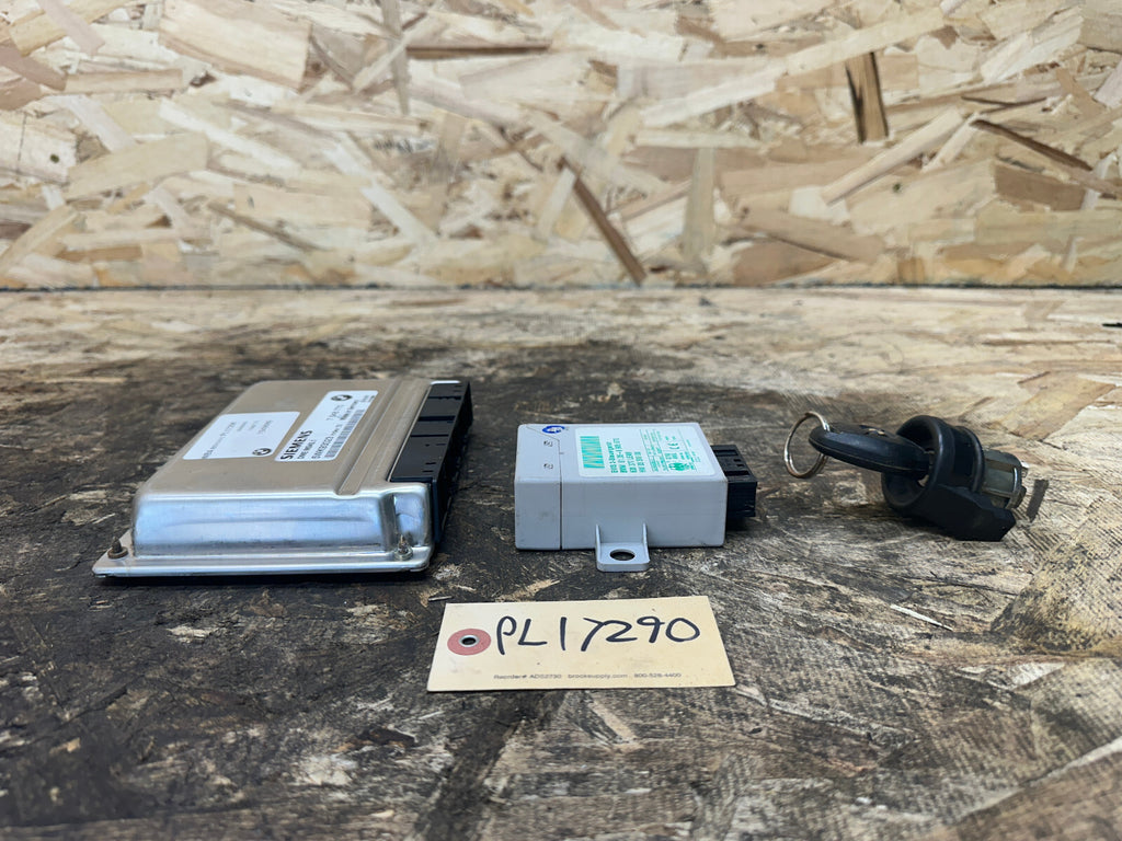 BMW 99-06 E46 E60 E83 3 5 SERIES X3 M54 ENGINE ECU+CAS+KEY 7548770 MS45.1