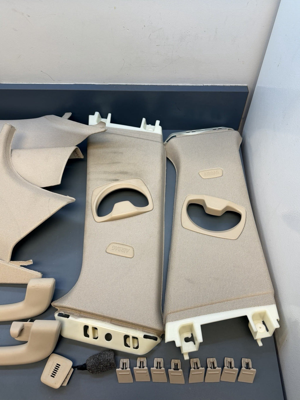 BMW 3 SERIES F30 F80 SALOON INTERIOR ROOF LINING TRIMS SUNVISORS SET