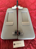 BMW E90 E91 E92 E93 Sun Visor Set OEM – Driver & Passenger Gray 6957369 6957370