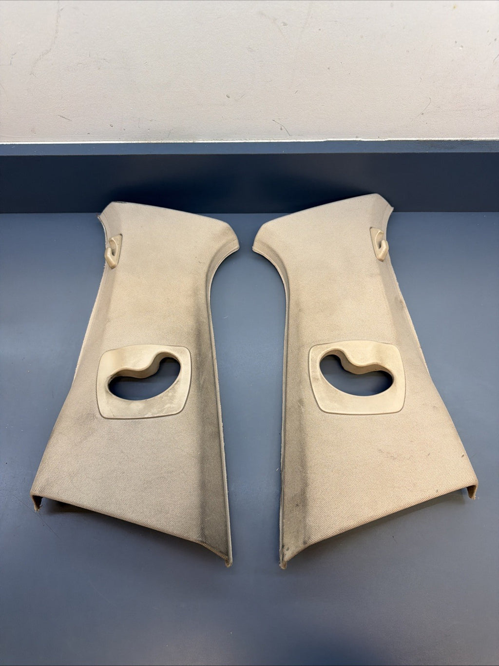 BMW 5 Series F10 F11 Trim B Pillar 9116349 9116350 Trim Cover Oyster Beige