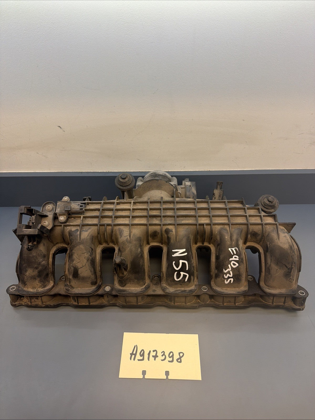 BMW E90 E92 E93 335 E82 135i N55 INTAKE MANIFOLD OEM 757691108 W THROTTLE
