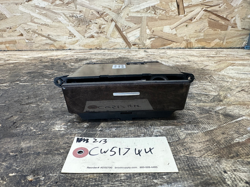 BMW 03-10 E60 5 SERIES CENTER FOLDING ASHTRAY POPLAR WOOD 6976376/6976375