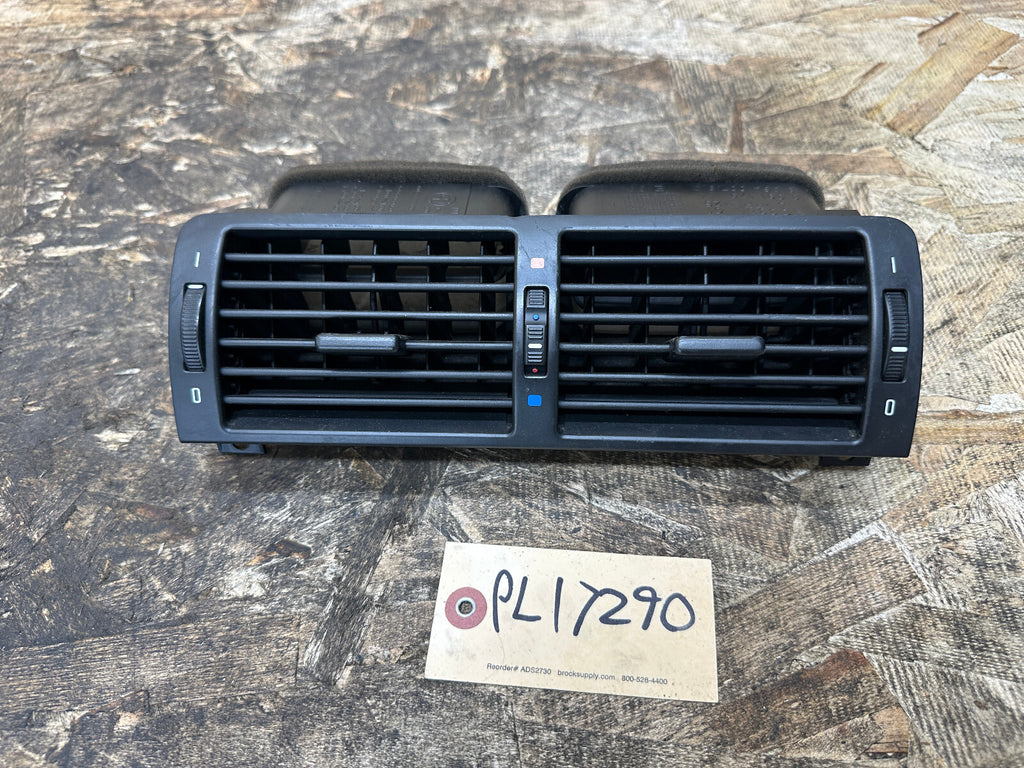 BMW 1997-2006 E46 3 SERIES BLACK CENTER INTERIOR VENT ASSEMBLY OEM 8361895