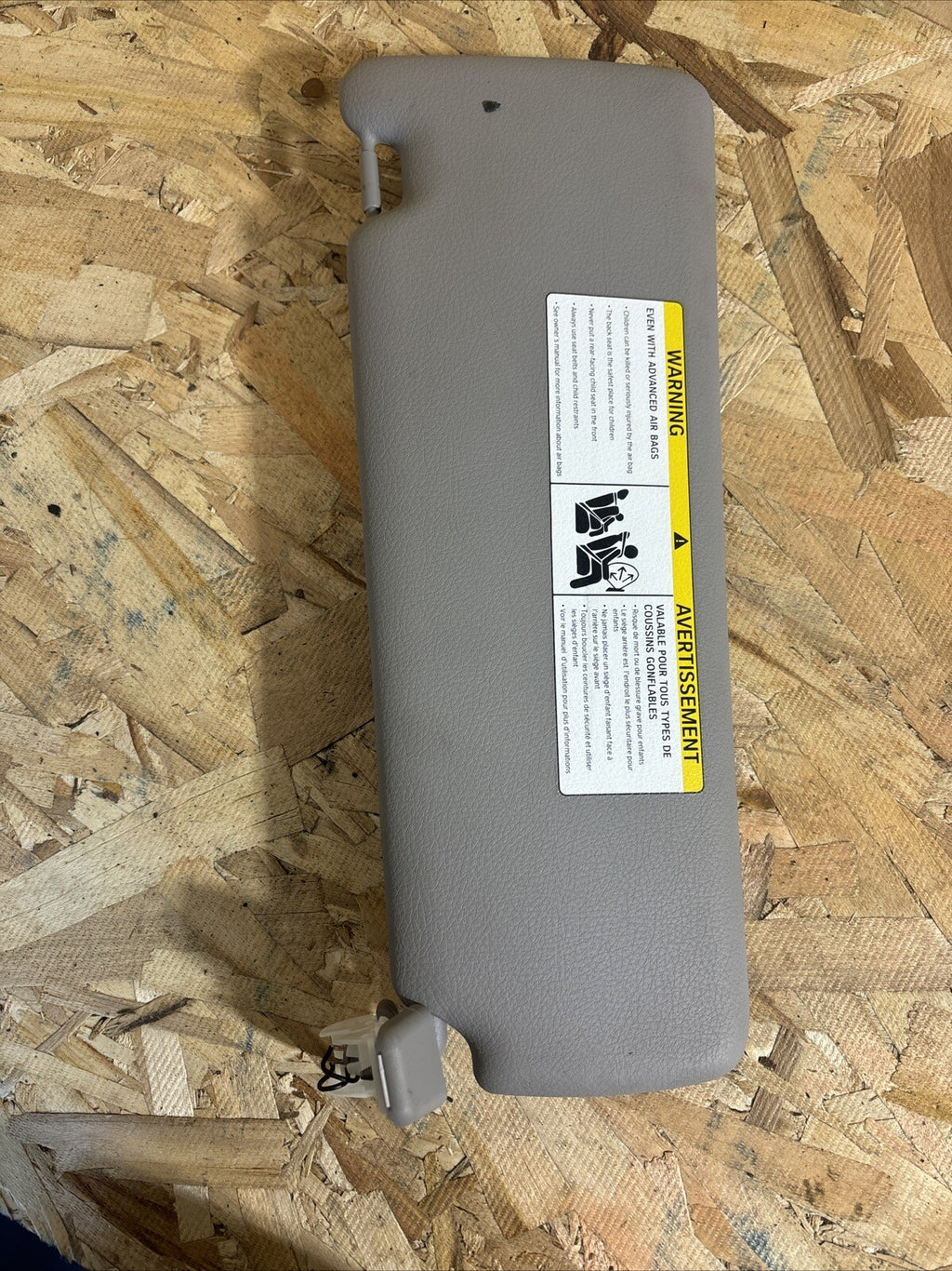 12-14 BMW F30 328i 335i SUNVISOR SUN VISOR FRONT LEFT DRIVER OEM 082823