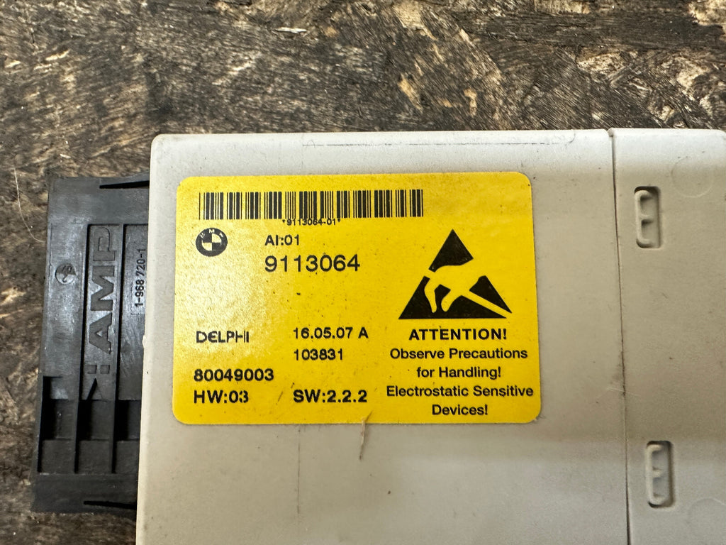 BMW 2008-2010 E60 5 SERIES 535xi CENTER CONSOLE ECU SWITCH CONTROL OEM 9113064