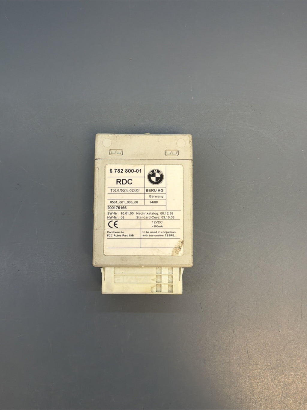 07-13 BMW E90 E92 328i 335i M3 RDC Control Module Tire Pressure Unit 6782800