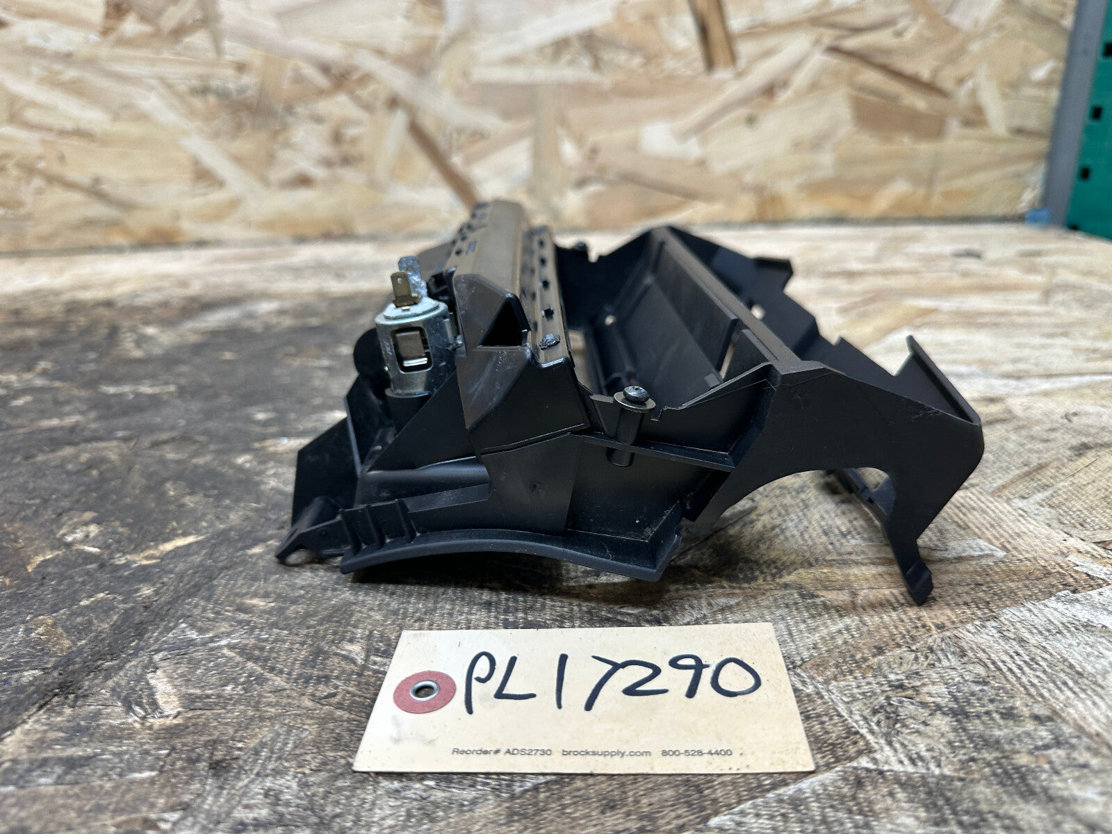 BMW 99-06 E46 3 SERIES BLACK CENTER STOREAGE TRIM+TRAY OEM 8268887+8268888