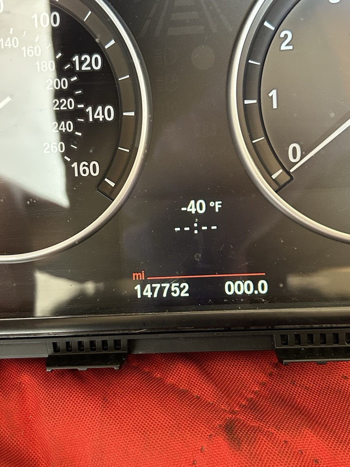 14-18 BMW 5 SERIES F07 F10 F25 X3 X5 INSTRUMENT SPEEDOMETER CLUSTER 9348713 147K
