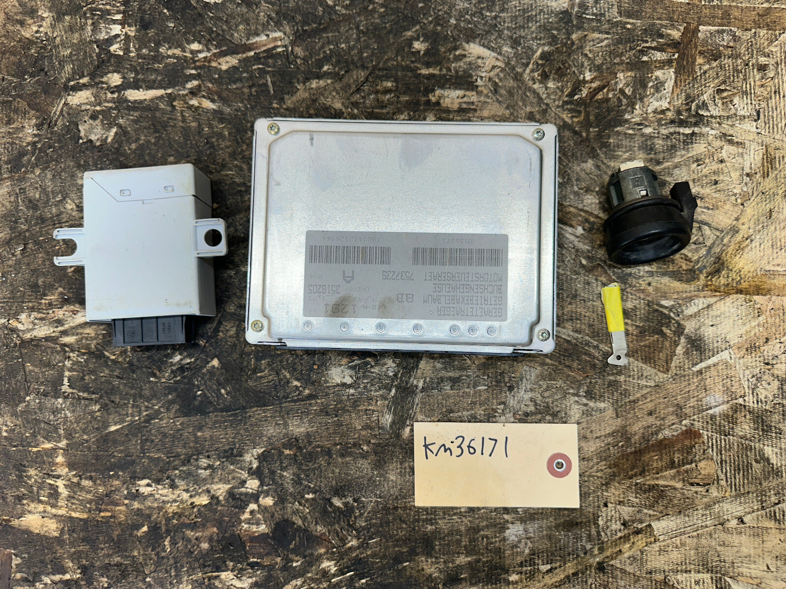 BMW 99-06 E46 E60 E83 3/5 SERIES X3 M54 ENGINE ECU+CAS+KEY 7541336 MS45.1