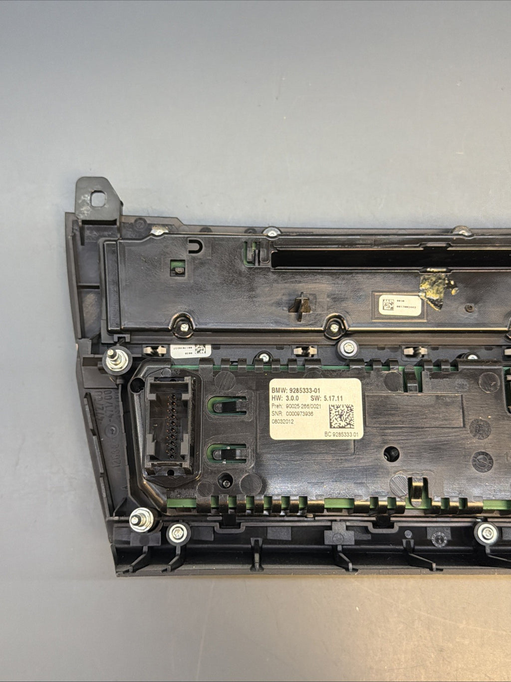 11-16 BMW F10 535i AC Heater Climate Temperature Control Unit 9285333 OEM