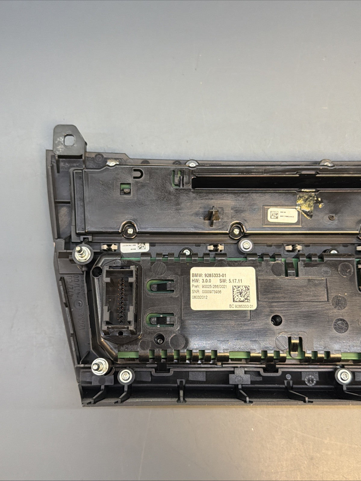 11-16 BMW F10 535i AC Heater Climate Temperature Control Unit 9285333 OEM
