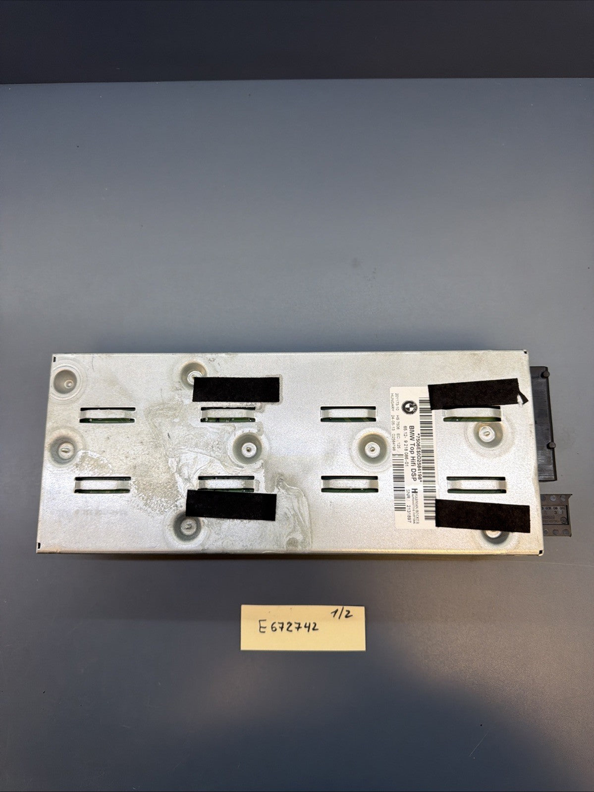 BMW 2006-2013 E90 HARMEN BECKER TOP HiFi RADIO AUDIO AMPLIFIER OEM 9218086