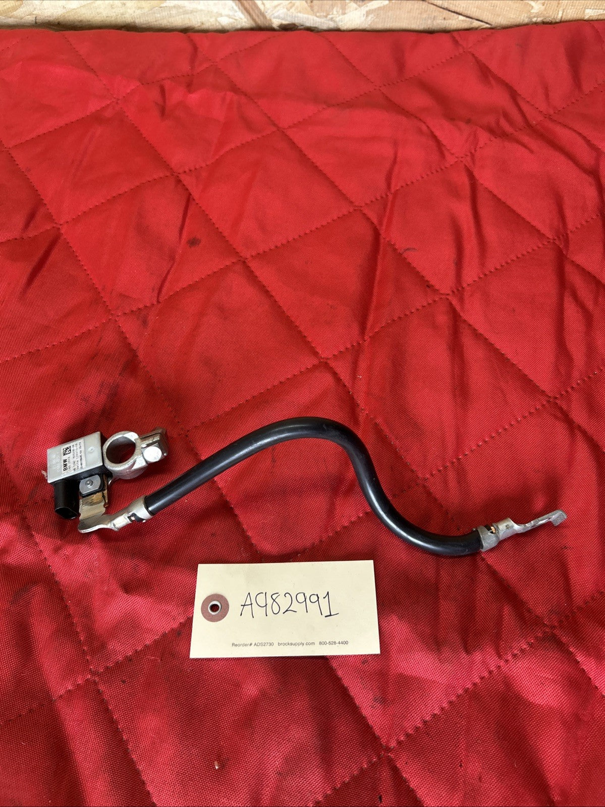 2006-2013 BMW E90 E91 E92 Negative Battery Terminal Ground Cable Wiring 7616200