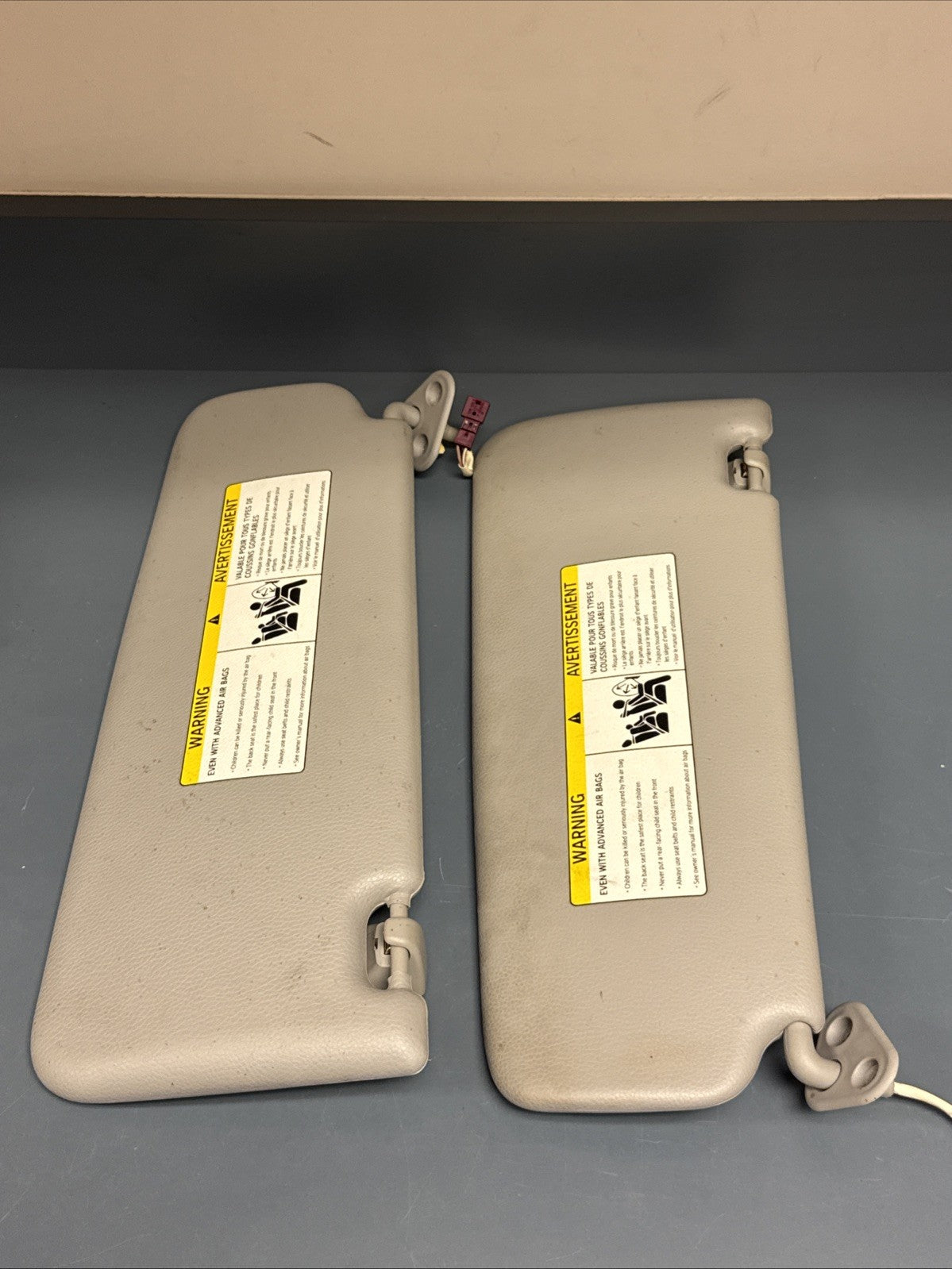 2006-2011 BMW E90 E92 E93 E91 Sun Visor Shade Set Visors Left Right Pair OEM