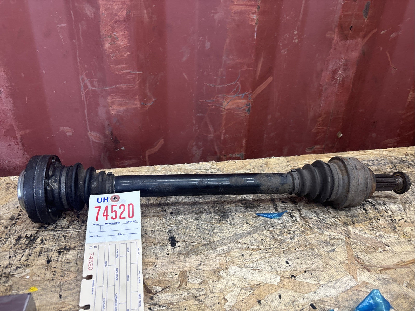 BMW OEM CV AXLE REAR LEFT  5 SERIES E60 USED N54 ENGINE 2003-2010 3320 7572429