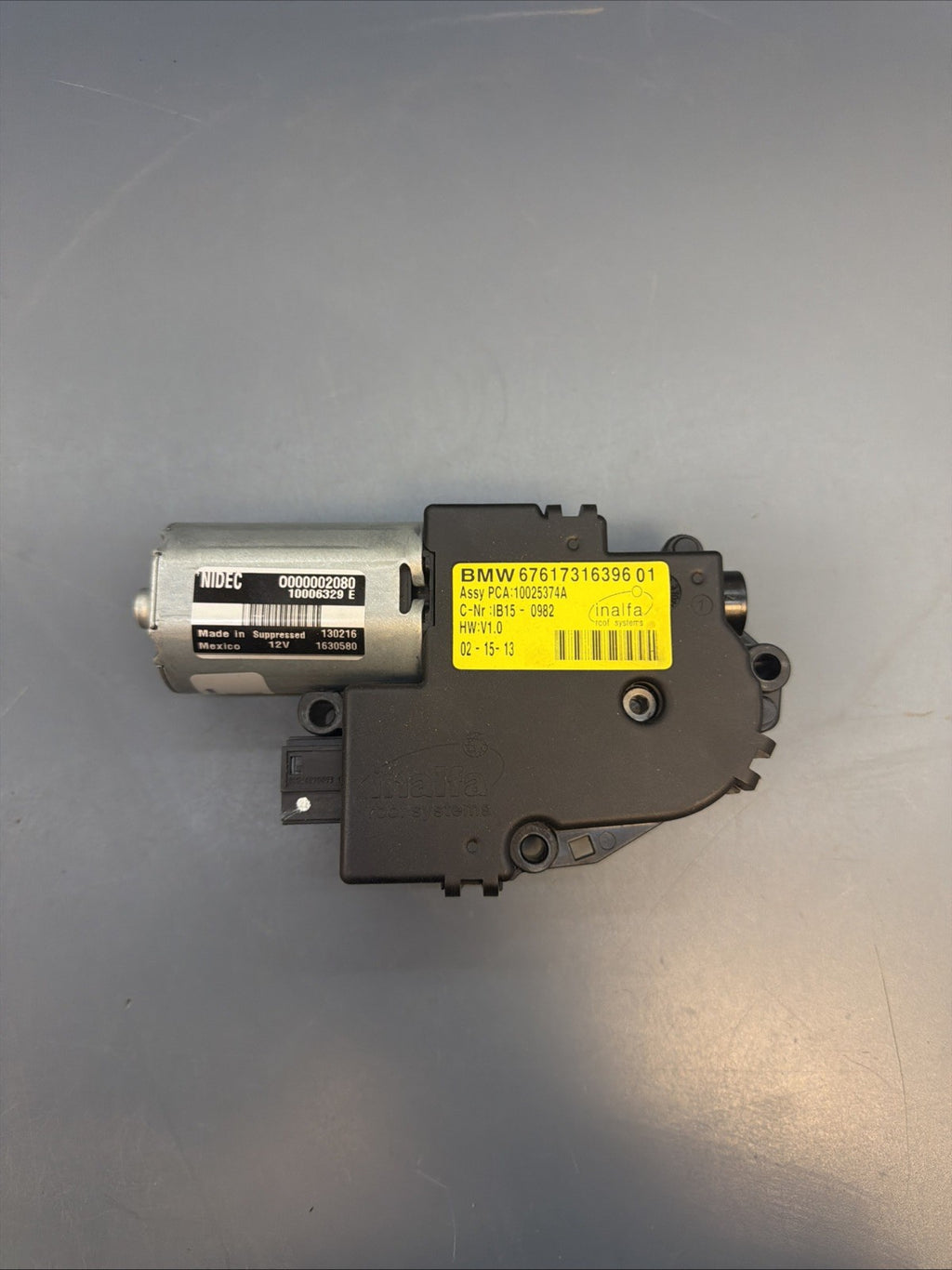 2011-2018 BMW X1 X3 X4 X5 Panoramic Sunroof Drive Motor 7316396 OEM