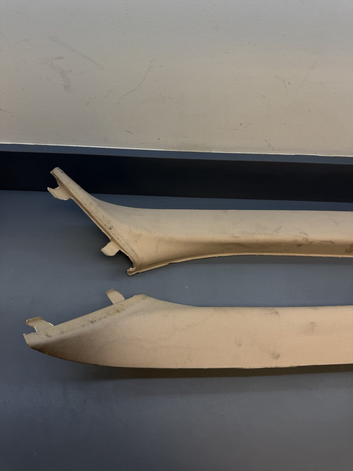 BMW 5 SERIES F10 F11 A PILLAR COVER TRIM SET LEFT RIGHT 9116348 9116347 BEIGE