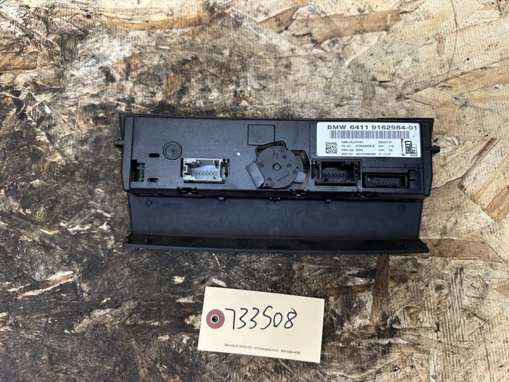 BMW 2006-2013 E9X 3 SERIES AC HEATER CLIMATE CONTROL PANEL + TRIM OEM 6922257